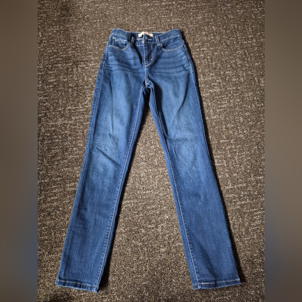 Blue Levi's with Studs